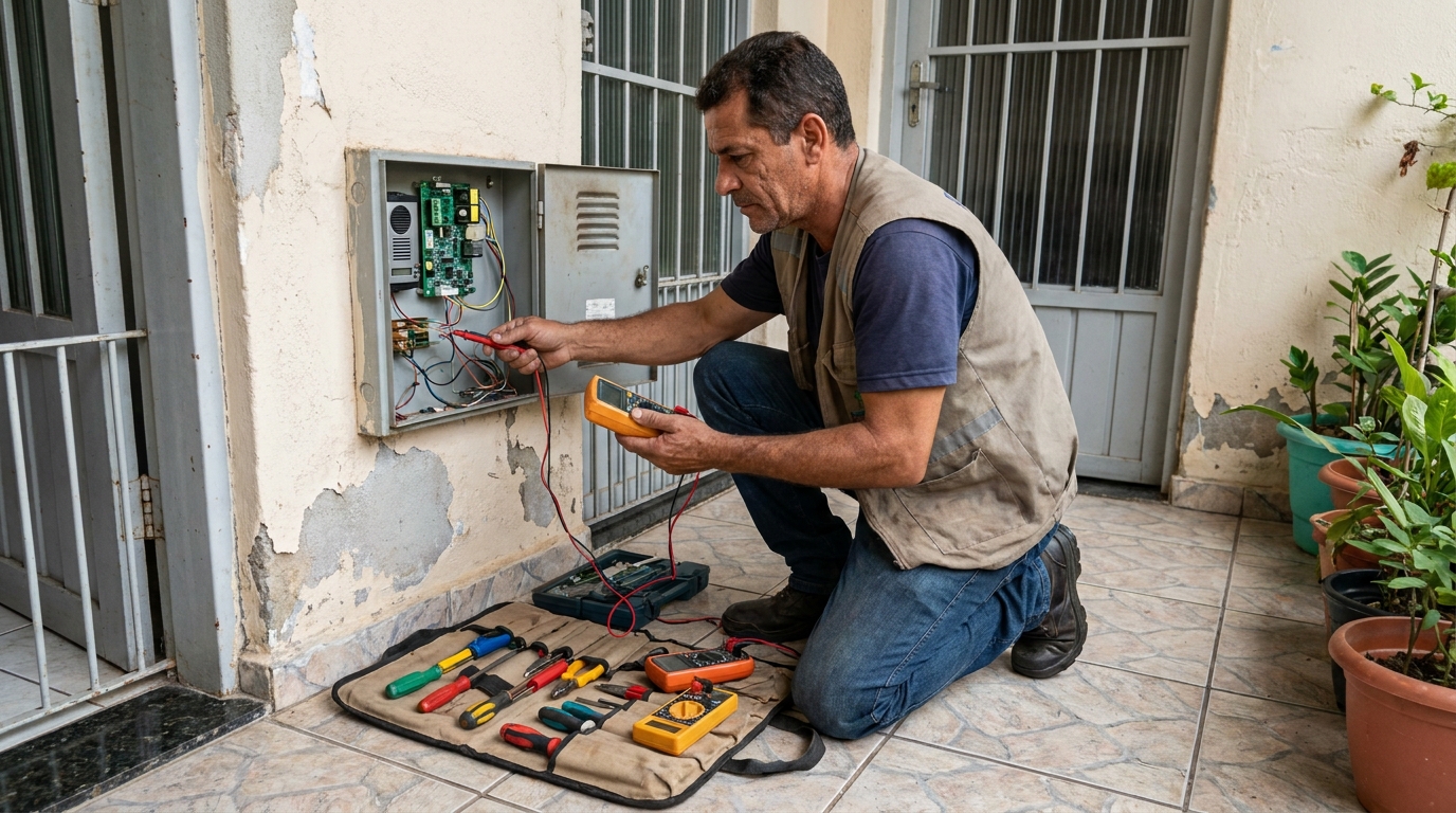 Troca de Fiação de Interfone em Palmas‑TO